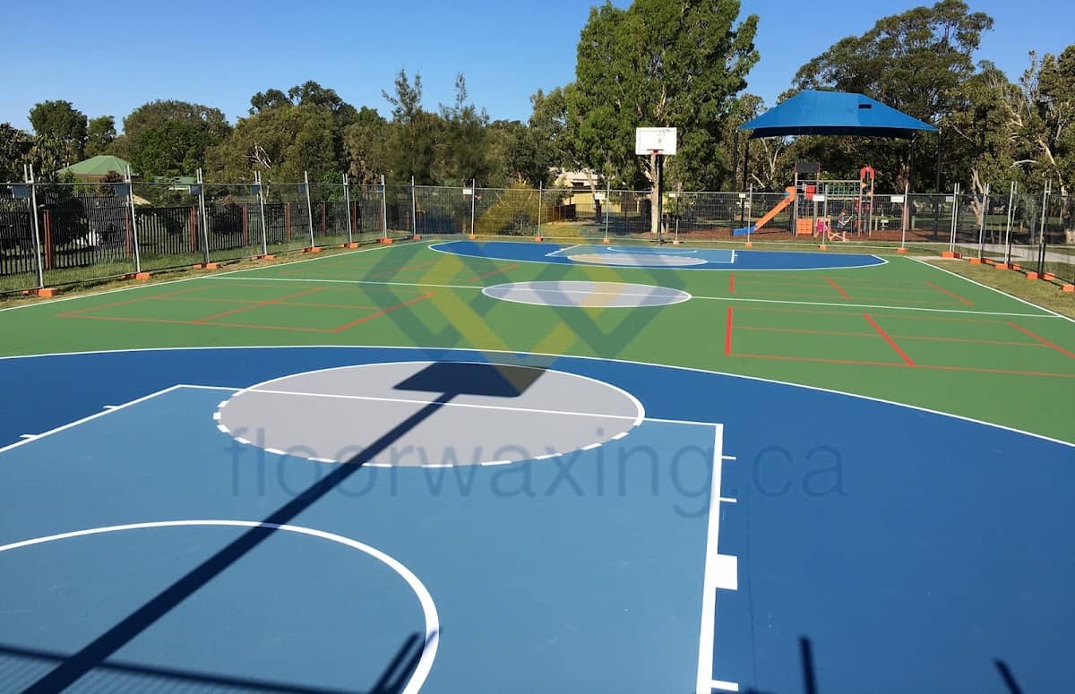 Floorwaxing.ca | Basketball Gym Court Installation, Refinishing, Line Painting, Epoxy, Concrete & Indoor/Outdoor Courts photo 2